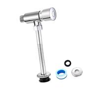 Vannes d'urinoir à commande manuelle avec arrêt retardé Design résistant à l'érosion Facile à installer Valve de chasse à bouton-poussoir manuel à économie d'eau