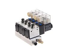 Vannes mécaniques manuelles et pneumatiques Électrovanne pneumatique à Air, 2 voies, 3, 4, 5, 3V210-08, DC12V, DC24V, AC110V, AC220V(3way 3v210 W 6mm,AC 110V)