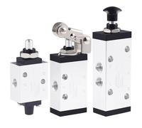 Vannes mécaniques manuelles et pneumatiques Modèles multiples pneumatiques de valve mécanique tige supérieure à trois voies deux positions(Xq250612)