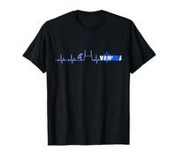 Vannes Mon Cœur Bat Rugby Supporter Vannes Bretagne T-Shirt