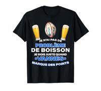 Vannes Rugby Supporters Apéro Bière Esprit Club Humour T-Shirt