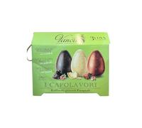 Vanoir Les Chefs-d'œuvre 3 Oeufs Chocolat Fondant, Blanc et Lait 510 Gr