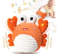 Vanplay Crabe Qui Marche Bébé Peluche Musicale Interactifs la Danse Jouet Bébé 1 2 3 Ans Cadeau Garçon et Fille