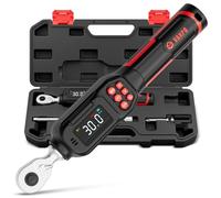 VANPO ynamométrique Numérique 1/4" 1.5-30 NM, ±2% Précision Clés Dynamométrique avec Buzzer, Notification LCD et Mémoire, Torque Wrench Électronique pour Vélos, Moto et Réparation Précision