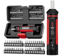 VANPO Tournevis dynamométrique 1/4", 1-6 Nm, petit jeu de tournevis torque | Tournevis dynamométrique avec 40 embouts S2, rappel de clic pour outils, réparation de vélo
