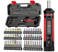 VANPO Tournevis dynamométrique 1/4", 1-8 Nm, petite clé dynamométrique, jeu de 60 embouts S2, rappel de clic pour outils, réparation de vélo