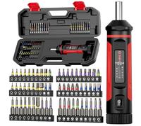 VANPO Tournevis dynamométrique 1/4", 1-9 Nm, petite clé dynamométrique, jeu de 60 embouts S2, rappel de clic pour outils, réparation de vélo