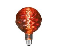 Vanpus Übergroße Riesen LED-Lampa, 6W Große Edison-Birne, Dimmbar, T200 Steinform Warmweiss 2700K, Roségold E27 Sockel, Flackerfree, 1 pièce
