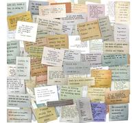 VANRA Lot de 240 autocollants vintage avec citation inspirante et motivante pour scrapbooking, journal, planificateur, bouteilles d'eau, autocollants rétro en vinyle imperméable pour pages de
