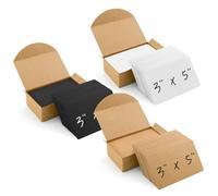 VANRA Lot de 300 cartes vierges de 7,6 x 12,7 cm, cartes de notes épaisses en papier cartonné de 50 kg, cartes d'étude non lignées pour l'école, le bureau (couleurs assorties, 300/paquet)