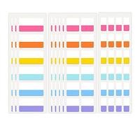 VANRA Morandi Lot de 1 020 onglets adhésifs pour cahiers, marque-pages, étiquettes de lecture colorées pour lire un livre, prendre des notes
