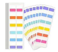 VANRA Morandi Lot de 840 onglets adhésifs pour cahiers, marque-pages, étiquettes de lecture colorées pour lire un livre, prendre des notes, classer des fichiers