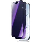 Vanrain Mat Verre Trempé Anti Espion pour iPhone 17 Air, 2 Pièces Film Protection écran des yeux Anti-lumière Bleue, 9H Dureté Anti Rayures Sans Bulles