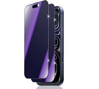Vanrain Mat Verre Trempé Anti Espion pour iPhone 17 Pro, 2 Pièces Film Protection écran des yeux Anti-lumière Bleue, 9H Dureté Anti Rayures Sans Bulles