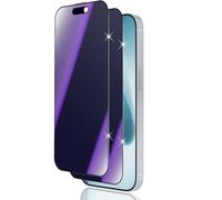 Vanrain Mat Verre Trempé Anti Espion pour iPhone 17 Pro Max, 2 Pièces Film Protection écran des yeux Anti-lumière Bleue, 9H Dureté Anti Rayures Sans Bulles