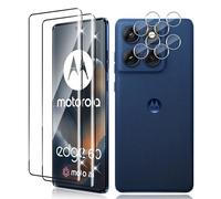 Vanrain Verre Trempé pour Motorola Moto Edge 60, 2+2 Pièces 3D Couverture Protection D'écran Film et Caméra Arrière Protecteur, 9H Dureté Haute Définition