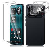 Vanrain Verre Trempé pour Nothing Phone 4a Pro, 2+2 Pièces Protection D'écran Film et Caméra Arrière Protecteur, 9H Dureté Film Haute Définition Sans Bulles