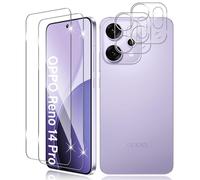 Vanrain Verre Trempé pour OPPO Reno 14 Pro 5G, 2+2 Pièces Protection D'écran Film et Caméra Arrière Protecteur, 9H Dureté Film Haute Définition Sans Bulles