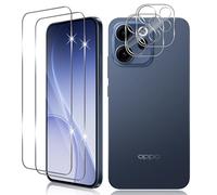 Vanrain Verre Trempé pour OPPO Reno 15 F/Reno 15 FS 5G, 2+2 Pièces Protection D'écran Film et Caméra Arrière Protecteur, 9H Dureté Film Haute Définition Sans Bulles