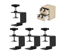 VANROUG Lot de 4 petites pinces universelles en acier inoxydable pour le travail du bois, le soudage, le montage fixe, les fixations de réparation