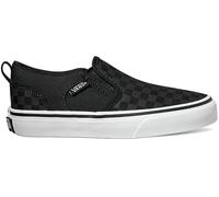 Vans Asher Check Trainers Juniors Noir/Noir C11.5 (30) Male