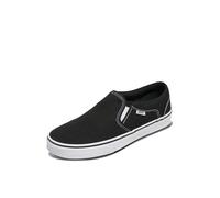 Vans Asher, Sneaker Homme, Noir ((Canvas) Black/White), 42 EU