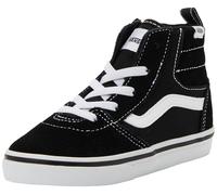 Vans Ashwood Hi Decon Baskets à fermeture éclair latérale, noir/blanc, pointure 38 pour enfant, noir/blanc, 32.5 EU