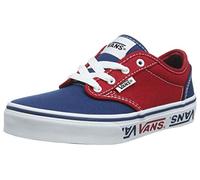 Vans Atwood Canvas Classic, Baskets garçon, Multicolore ((Sidewall Logo) Sailor Blue/Red Veh), 37 EU