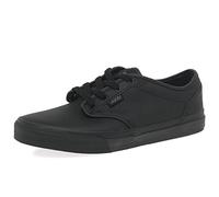 Vans Atwood Leather, Sneakers Basses garçon, Noir ((Triple) Black Knx), 38 EU