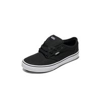 Vans , Sneakers Basses Mixte Enfant, Noir ((Canvas) Black/White)