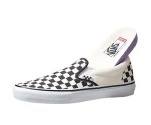 VANS Authentic Skate Chaussures de sport de planche à roulettes Sneakers de mode unisexe adulte avec semelle amovible, Checkerboard, 45 EU