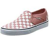 Vans Baskets Asher pour Femme, Damier Rose Dawn Blanc, 3.5 UK