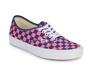 Vans Baskets basses Authentic 1VZ - CHECKERBOARD Deep Indigo/Pink Fizz in Marine 38 1/2