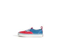 Baskets basses enfant filles Vans Authentic Elastic Lace PRIMARY RACING RED Bleu 31
