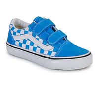 Vans Baskets basses enfant garçons Old Skool V Color Theory Checkerboard Bright Azure Bleu 31