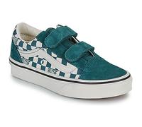 Baskets basses enfant garcons Vans Old Skool V GEO CHECK Mystic Moss Vert 33