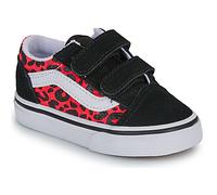 Vans Baskets basses enfant Old Skool V GLITTER LEOPARD Diva Pink in Noir 22