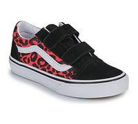 Vans Baskets basses enfant Old Skool V GLITTER LEOPARD Diva Pink in Noir 31