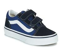 Vans Garçon Unisex Kinder Old Skool V Baskets Basses, Bleu (Navy/True White), 27 EU
