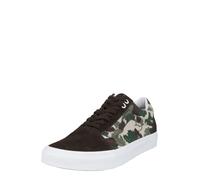 VANS Baskets basses 'OLD SKOOL' crème / brun foncé / roseau / vert foncé, Taille 45