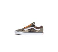 VANS Baskets basses 'Old Skool Ek' marron / vert / noir / blanc, Taille 35