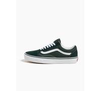 VANS Baskets basses 'Old Skool' vert foncé / blanc, Taille 43