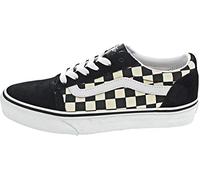 Vans Baskets en toile Ward pour homme, Damier noir blanc, 36 EU