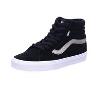 Vans Baskets Ward Unisexes pour Enfants, Daim Noir métallisé hématite, 38 EU