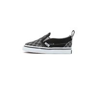 Vans Slip ons enfant TD Slip-On V (Checkerboard) Blk/Pewter in Noir 26 1/2