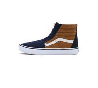 VANS Baskets hautes 'SK8-Hi' bleu marine / cognac / blanc, Taille 38,5
