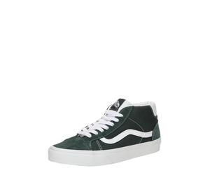 VANS Baskets hautes 'Skool 37' vert foncé / blanc, Taille 36