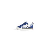 Vans Baskets basses enfant Knu Skool Elastic Lace GEO CHECK INDIGO in Bleu 22