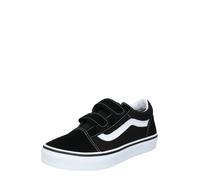 Chaussures Vans Old Skool scratch noir pur blanc enfant - 38.5