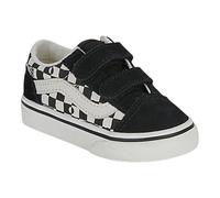 Vans Baskets Noires pour Enfants Old Skool V CRWBLA1 GEO Check avec détails à Carreaux 24